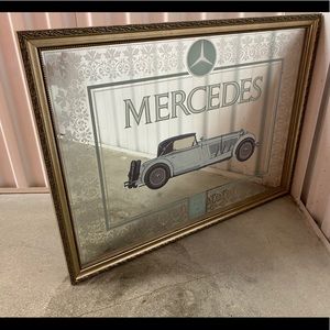 Vintage Mercedes Benz Miror art